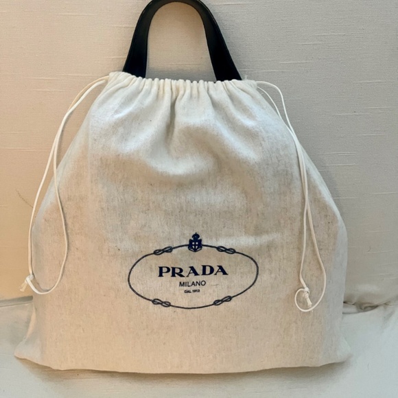 Prada Tessuto Nero Nylon + Leather Satchel Black + Authenticity Card + Dust bag - Picture 9 of 13